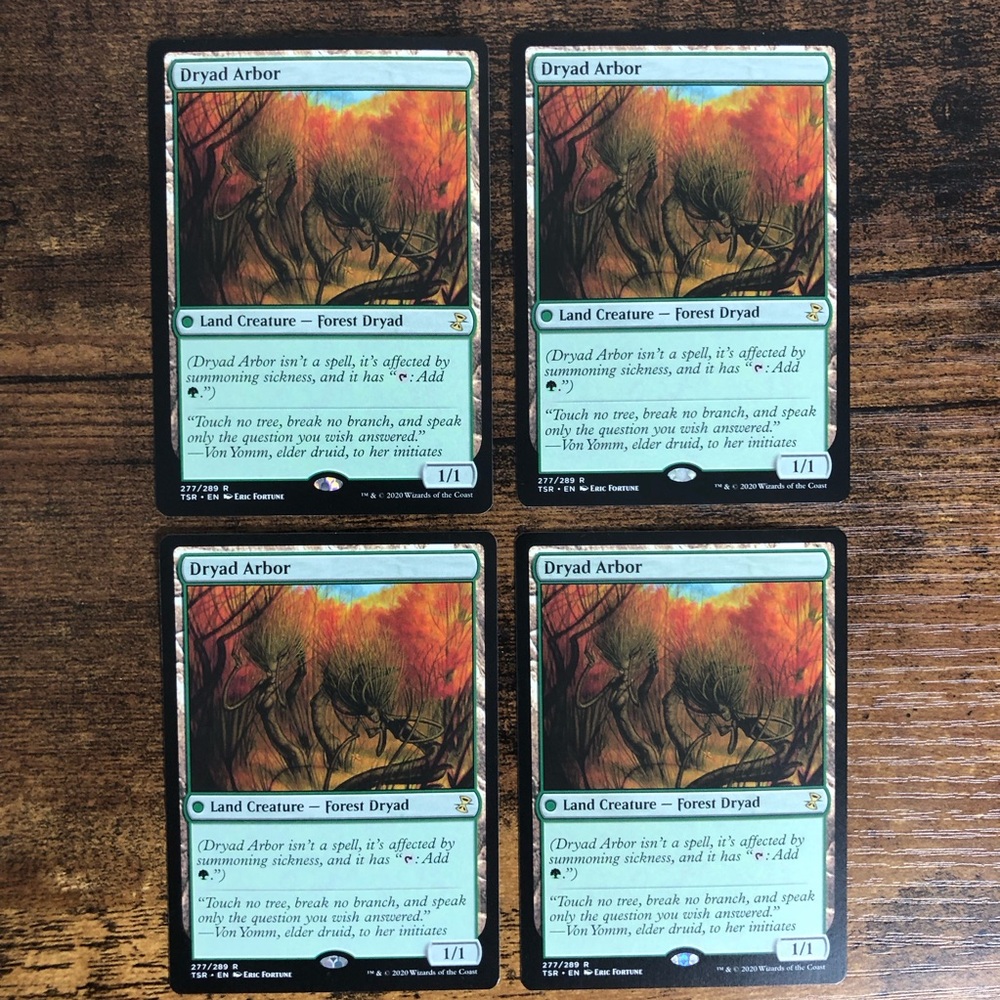 Magic the Gathering MTG Time Spiral Remastered
Dryad Arbor x4 NM
